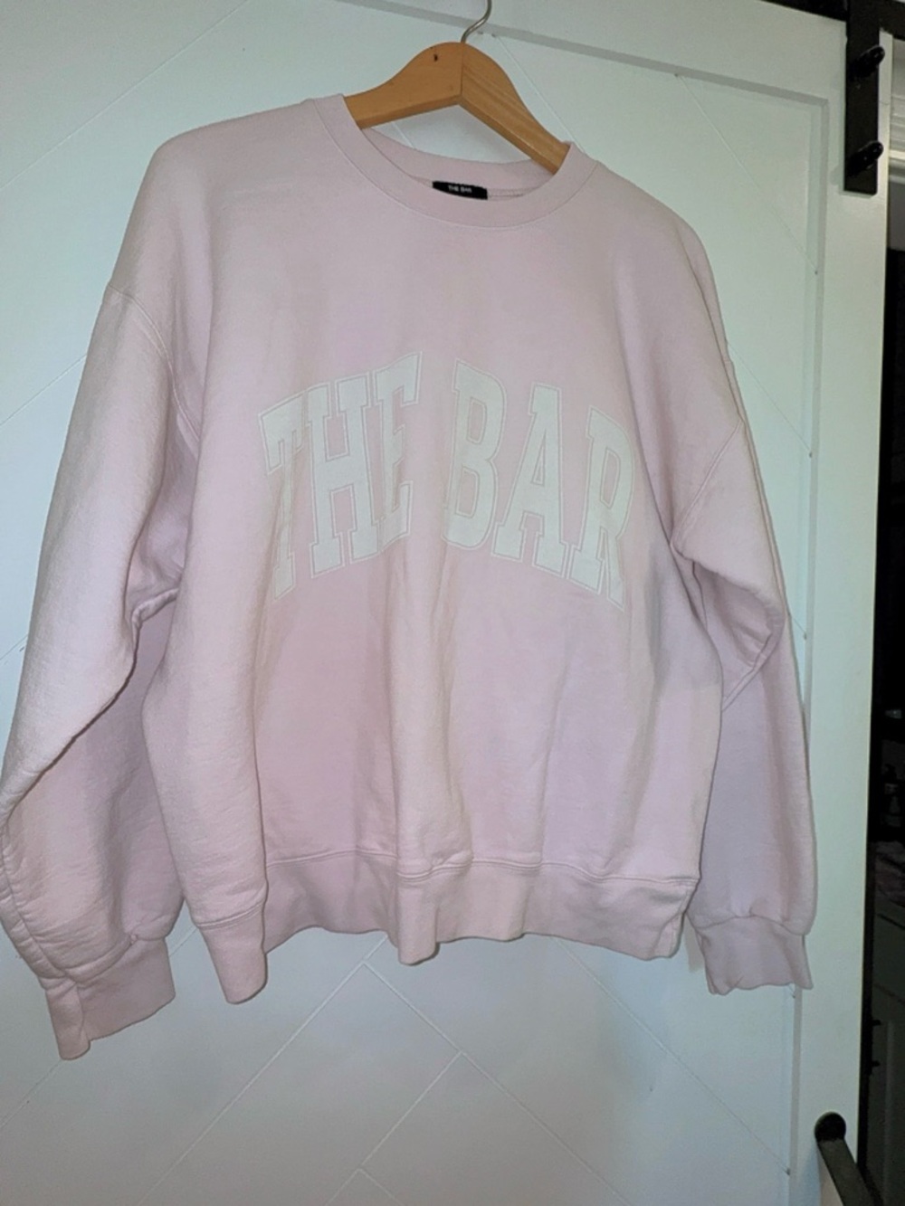 Sold Out Pristine The Bar Light Pink Sweatshirt Size: Large - Picture 8 of 10